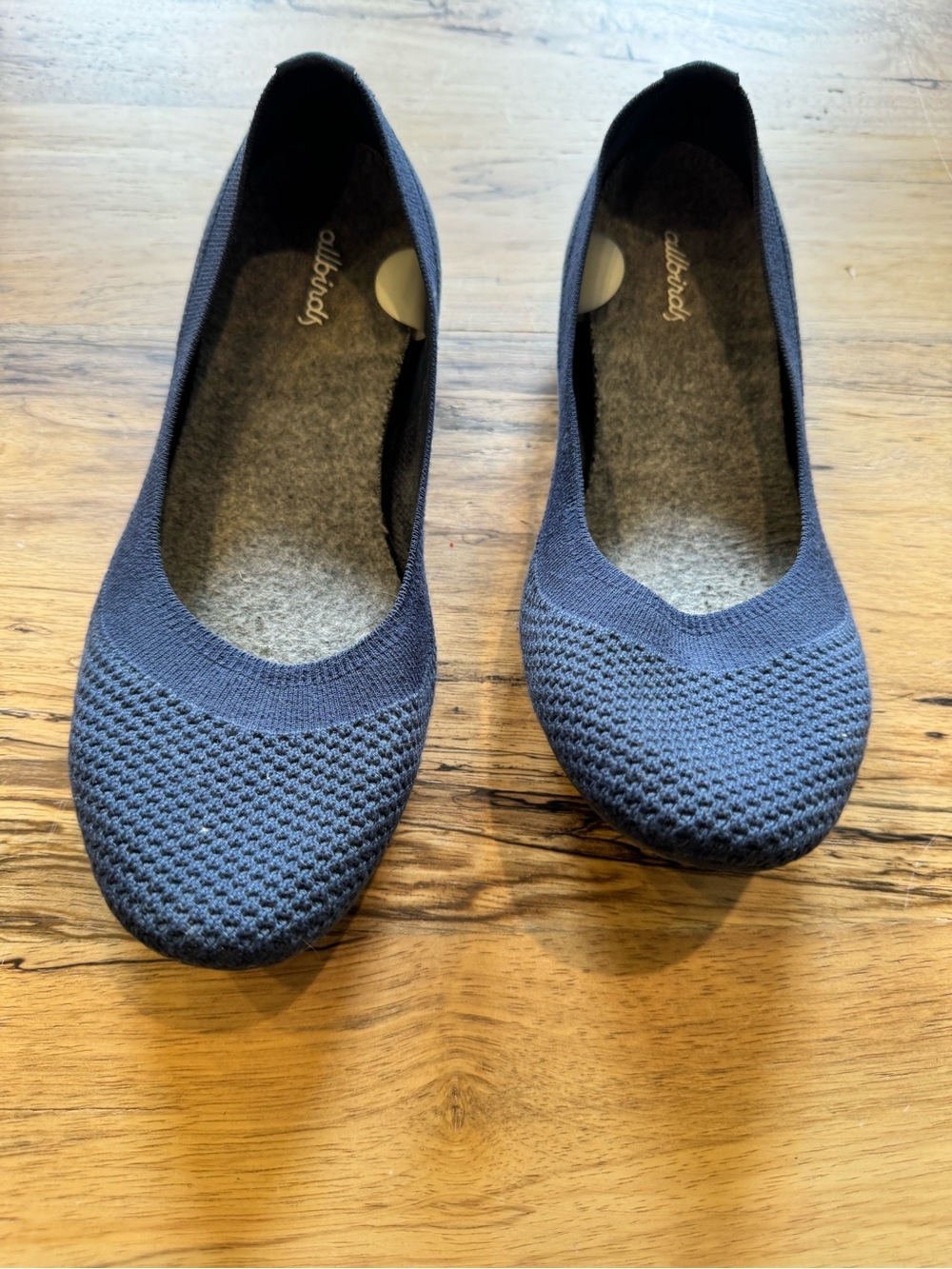allbirds Women's Navy Knit Ballet Flats - Deep Navy